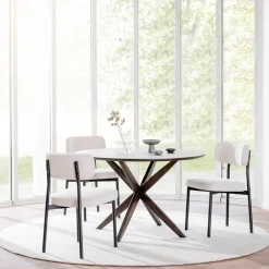 CALVERTON ruokapöytä pyöreä 120 cm