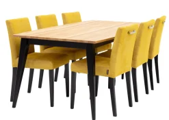 DECO LUX 6 hengen ruokailuryhmä tammi