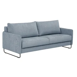 DUO PLUS vuodesohva Madras-kankaalla kelkkajaloilla