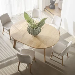 GLENSIDE ruokapöytä pyöreä 130 cm - Stemma