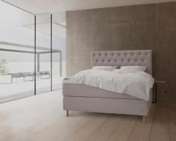 JENSEN CARAT jenkkisänky paketti 180 x 200 cm beige TempSmart sijauspa