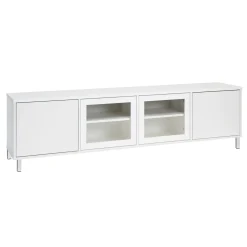 KIVI tv-taso 192 cm 2 ovea ja 2 lasiovea keskellä