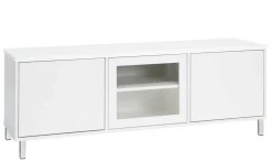 KIVI tv-taso 144 cm 2 ovea ja lasiovi