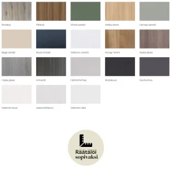 LAKEUS DESIGN liukuovikaappi mittatilauksena 200 x 60 x 255 cm