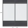 LAKEUS DESIGN liukuovikaappi mittatilauksena 180 x 60 x 245 cm