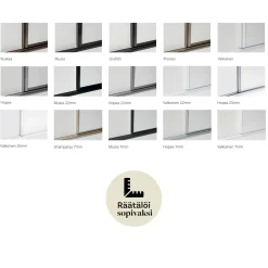 LAKEUS DESIGN liukuovikaappi mittatilauksena 140 x 60 x 250 cm