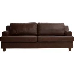 NOVA 3 hengen sohva 230 cm Valentino-nahkaverhoilulla