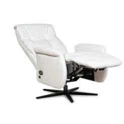 RECLINER 10 sähkömekanismituoli nahkaverhoilulla