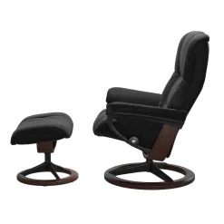 STRESSLESS MAYFAIR M SIGNATURE tv-tuoli + rahi Paloma nahkaverhoilulla