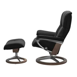 STRESSLESS MAYFAIR M SIGNATURE tv-tuoli + rahi Paloma nahkaverhoilulla