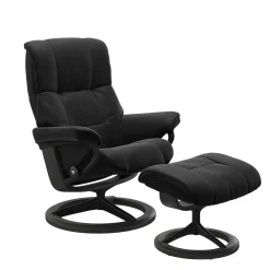 STRESSLESS MAYFAIR M SIGNATURE tv-tuoli + rahi Paloma nahkaverhoilulla