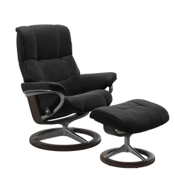 STRESSLESS MAYFAIR M SIGNATURE tv-tuoli + rahi Paloma nahkaverhoilulla