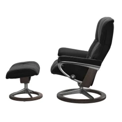 STRESSLESS MAYFAIR M SIGNATURE tv-tuoli + rahi Paloma nahkaverhoilulla