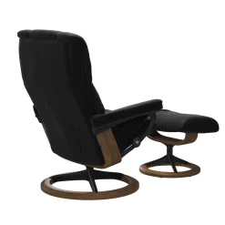 STRESSLESS MAYFAIR M SIGNATURE tv-tuoli + rahi Paloma nahkaverhoilulla