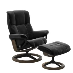 STRESSLESS MAYFAIR M SIGNATURE tv-tuoli + rahi Paloma nahkaverhoilulla