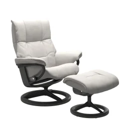 STRESSLESS MAYFAIR M SIGNATURE tv-tuoli + rahi Batick nahkaverhoilulla