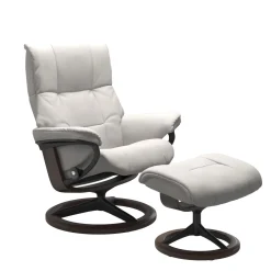 STRESSLESS MAYFAIR M SIGNATURE tv-tuoli + rahi Batick nahkaverhoilulla