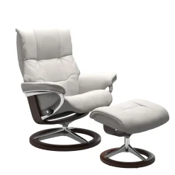 STRESSLESS MAYFAIR M SIGNATURE tv-tuoli + rahi Batick nahkaverhoilulla