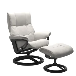 STRESSLESS MAYFAIR M SIGNATURE tv-tuoli + rahi Batick nahkaverhoilulla