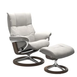 STRESSLESS MAYFAIR M SIGNATURE tv-tuoli + rahi Batick nahkaverhoilulla