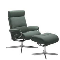STRESSLESS TOKYO M CROSS tv-tuoli korkea selkänoja + rahi