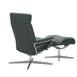 STRESSLESS TOKYO M CROSS tv-tuoli korkea selkänoja + rahi