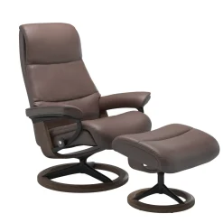 STRESSLESS VIEW M SIGNATURE tv-tuoli + rahi Velaro nahkaverhoilulla