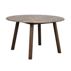 TARANSAY ruokapöytä 125 cm marmorikannella