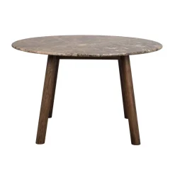 TARANSAY ruokapöytä 125 cm marmorikannella