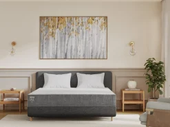 TEMPUR EASE sänky paketti 160 x 200 cm + sängynpääty