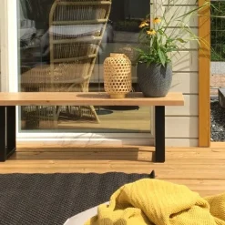 VENLA penkki suorilla metallijaloilla