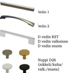 VUOKATTI vitriini 121 cm 3343/1